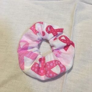 Breast cancer scrunchies